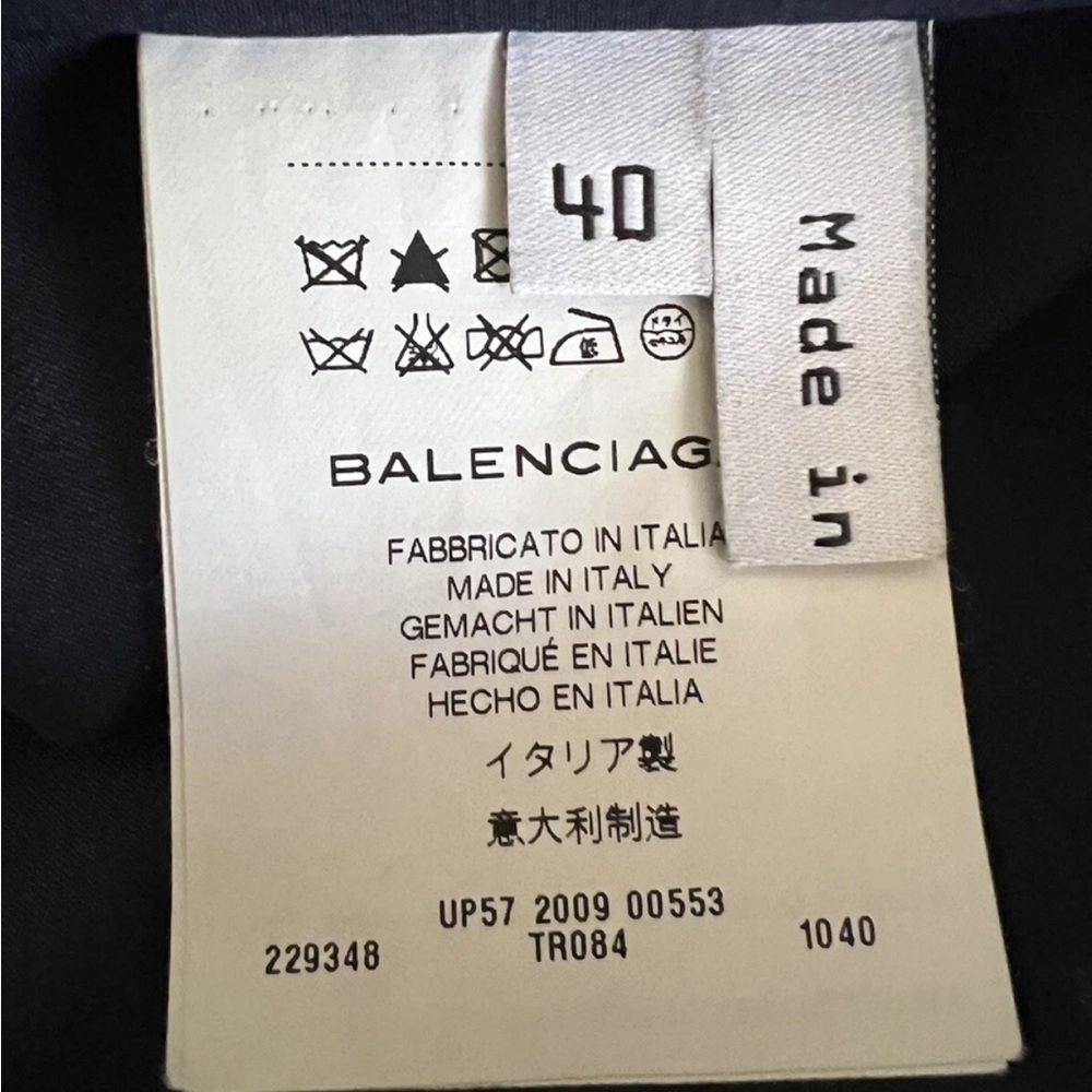Balenciaga Blue and Black Abstract Tank Top - Picture 8 of 8